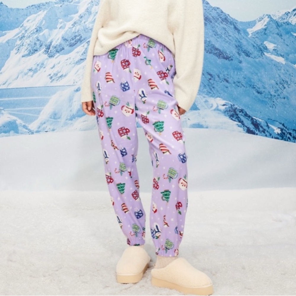 🆕 Old Navy Women's High-Waisted Flannel Pajama Jogger Bottoms PJ Sleep Pants M